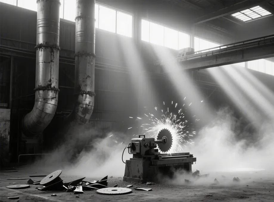 Poussière aéroportée à l'échelle de l'usine