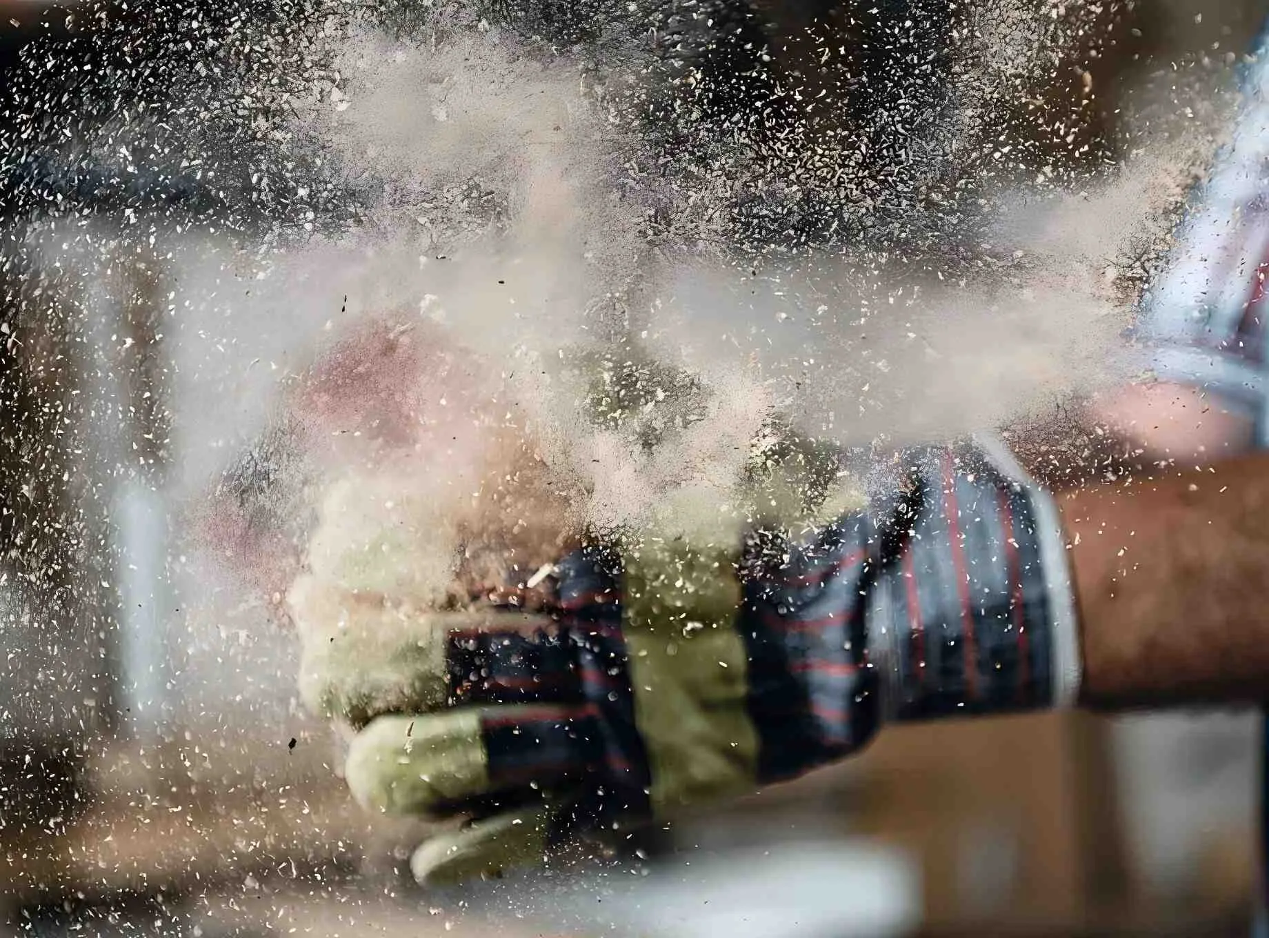 Poussières fines et poudres
